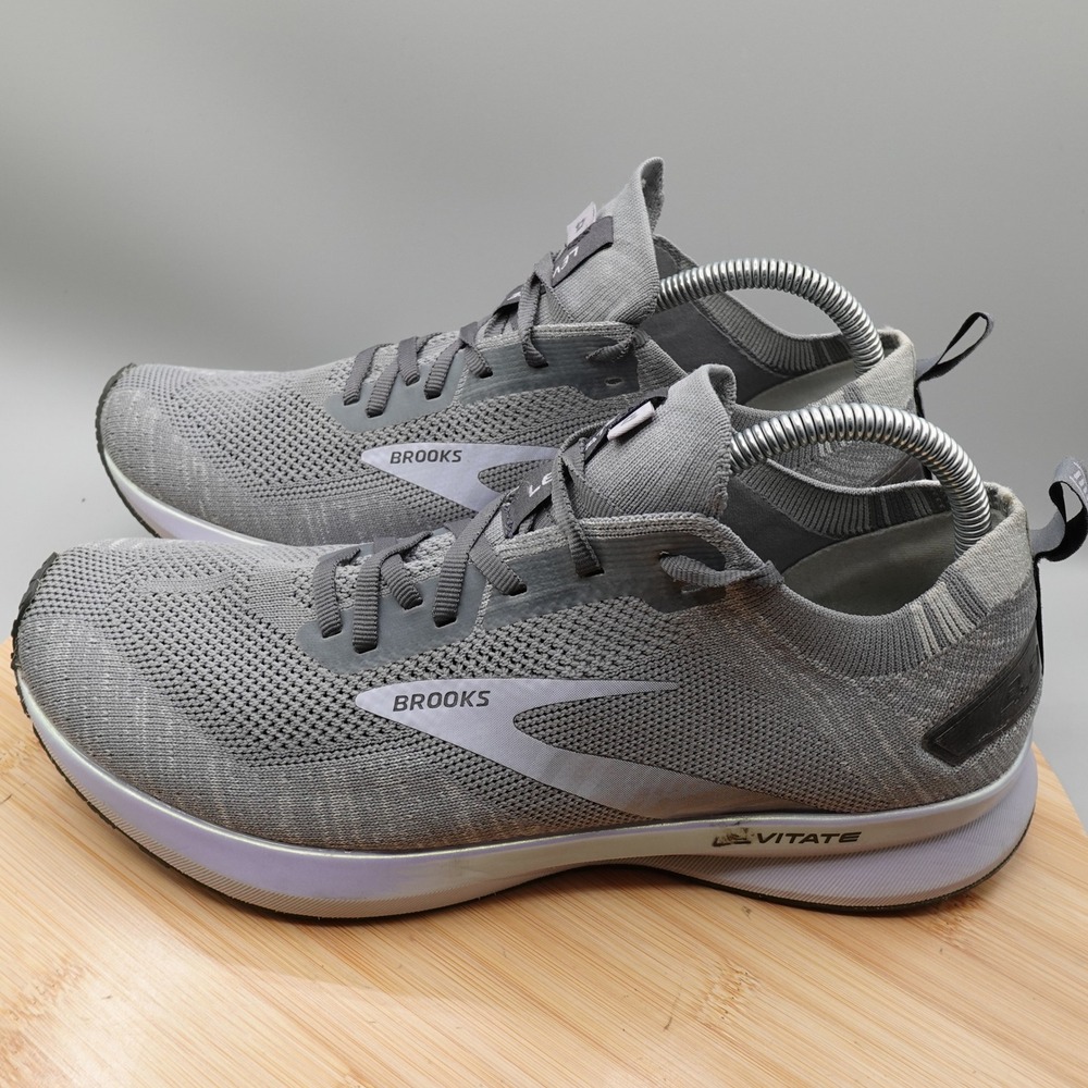Brooks Shoes Women 11 Gray Levitate 4 Running Sneakers 1203351B084 Flaw